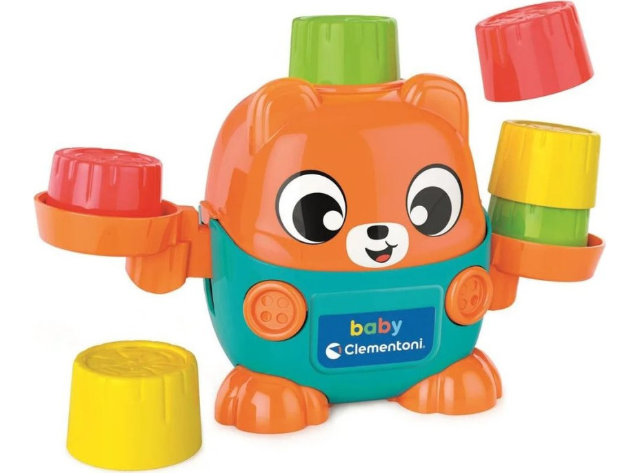 CLEMENTONI BABY Montessori Balančný medvedík