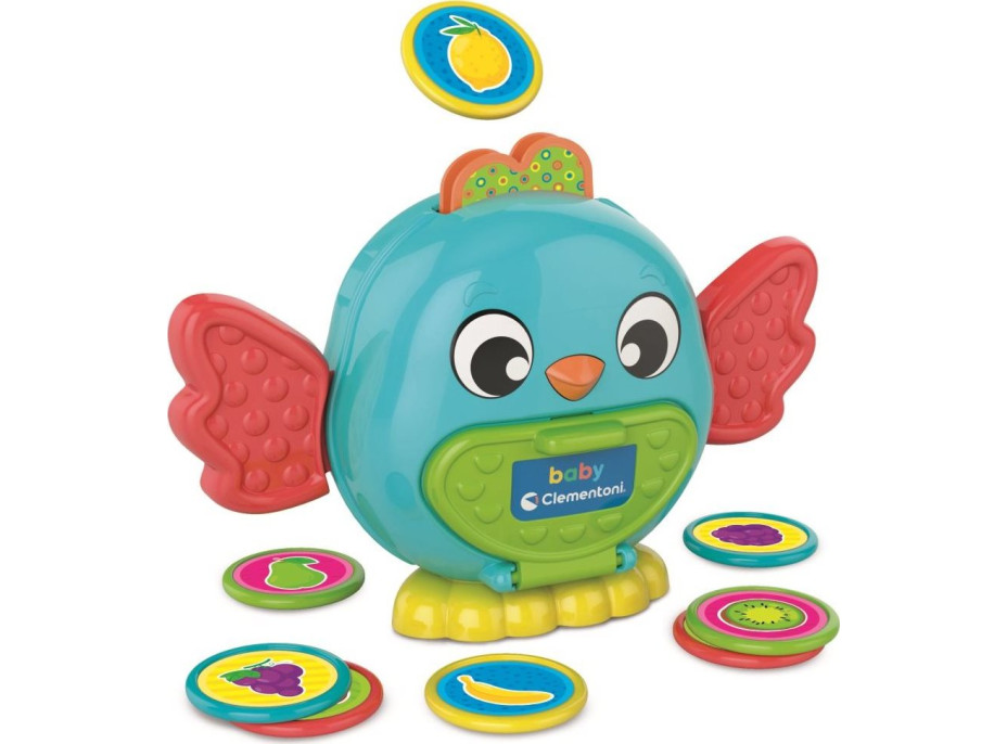 CLEMENTONI BABY Montessori pokladnička Vtáčik