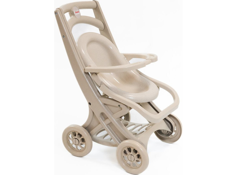 DOLONI Kočík pre bábiky Lounge EKO béžový