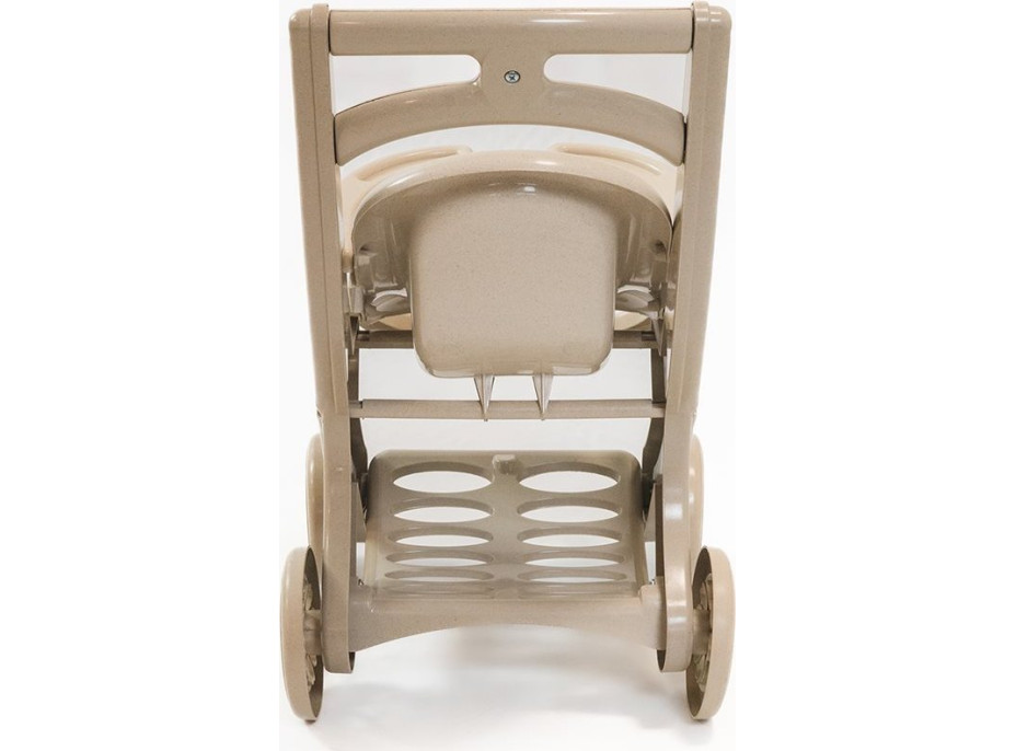 DOLONI Kočík pre bábiky Lounge EKO béžový