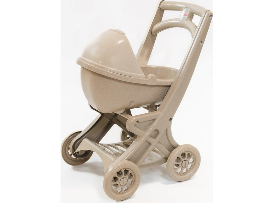 DOLONI Kočík pre bábiky Pipe EKO béžový
