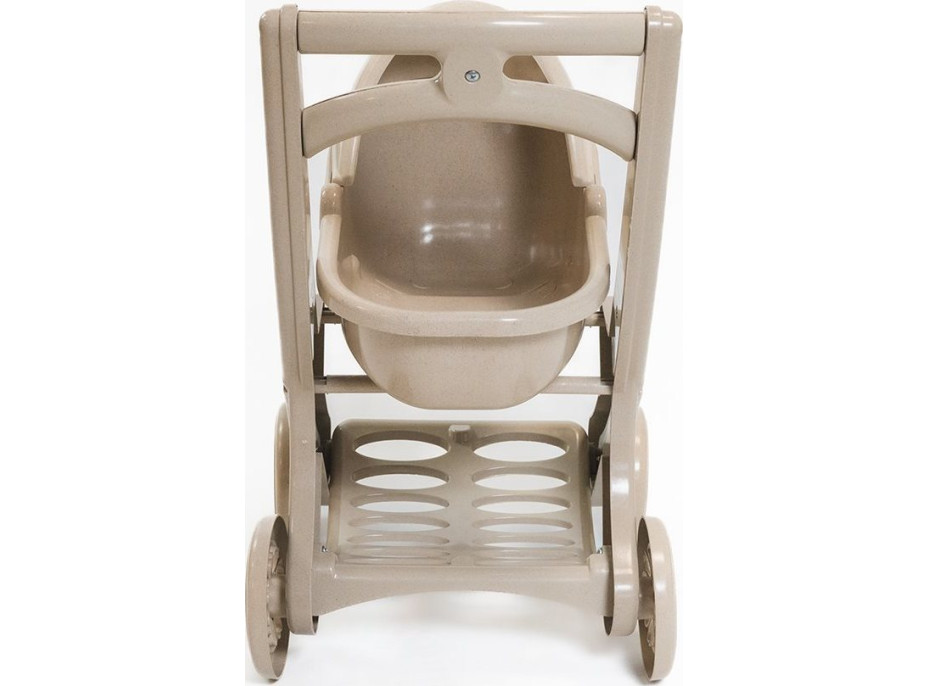 DOLONI Kočík pre bábiky Pipe EKO béžový