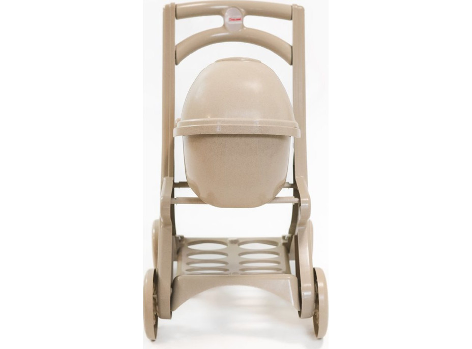 DOLONI Kočík pre bábiky Pipe EKO béžový