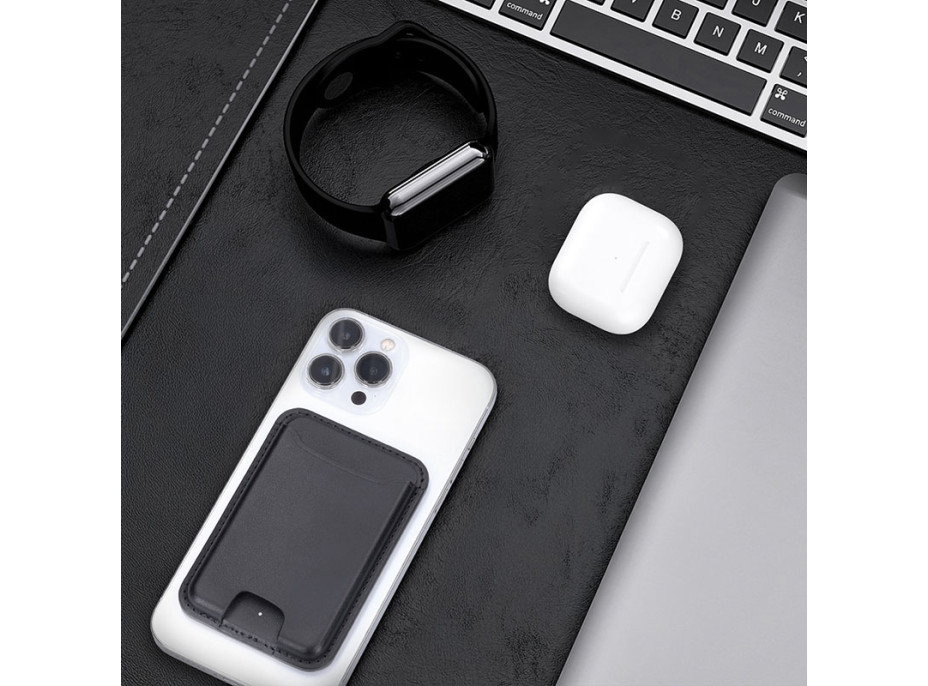 Solight magnetické puzdro na karty, MagSafe + Find My kompatibilný