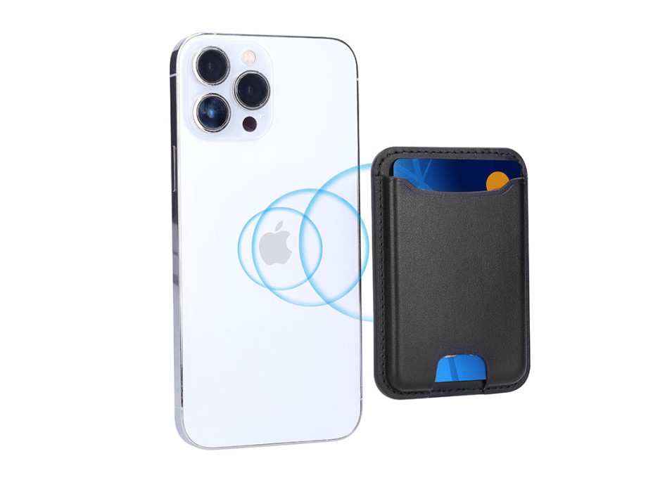 Solight magnetické puzdro na karty, MagSafe + Find My kompatibilný