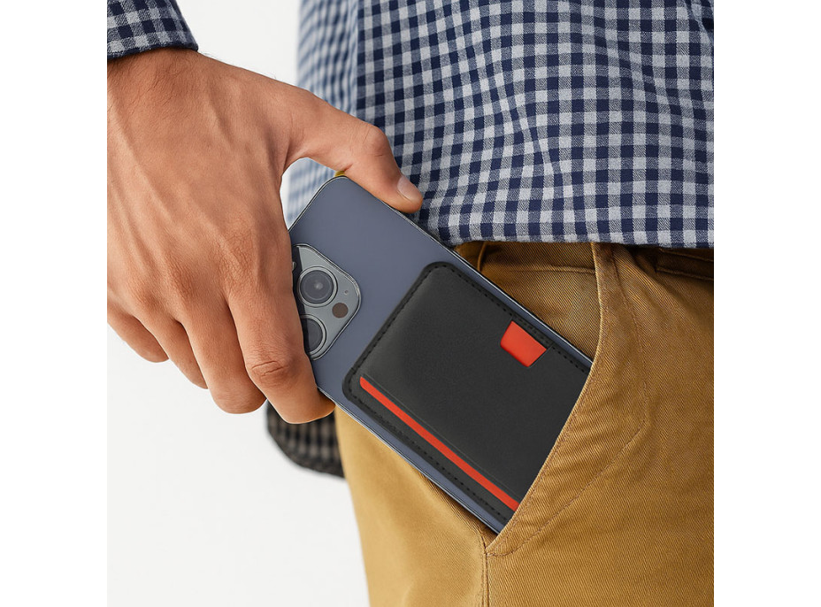 Solight magnetické puzdro na karty, MagSafe kompatibilný