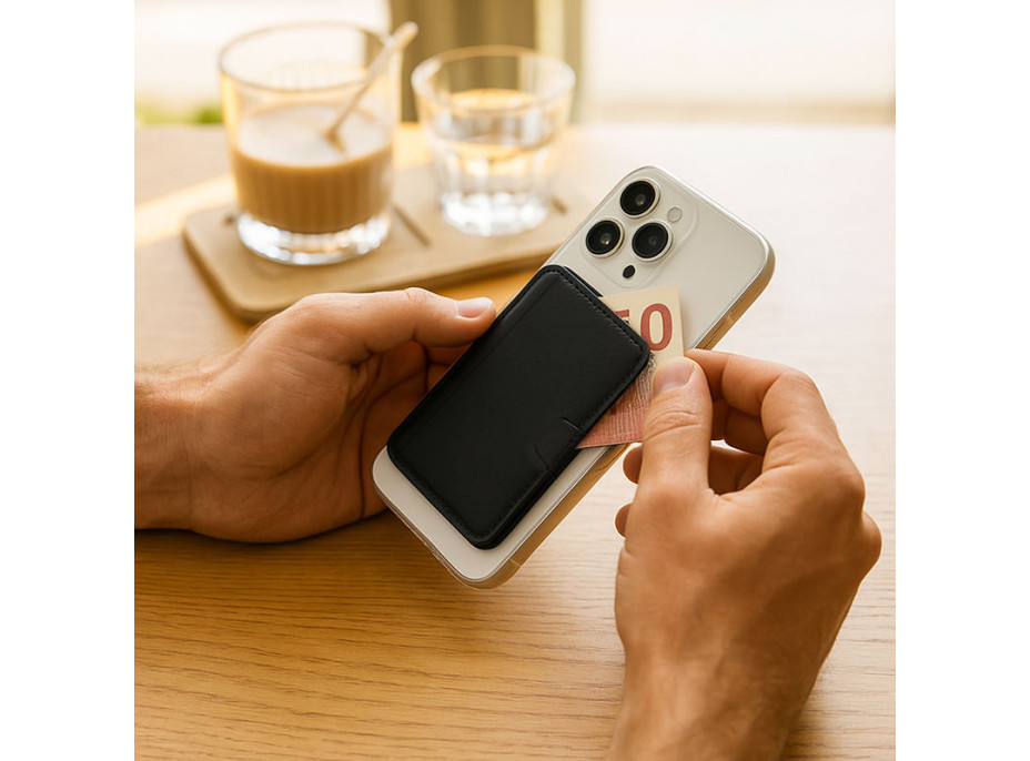 Solight magnetické puzdro na karty, MagSafe kompatibilný