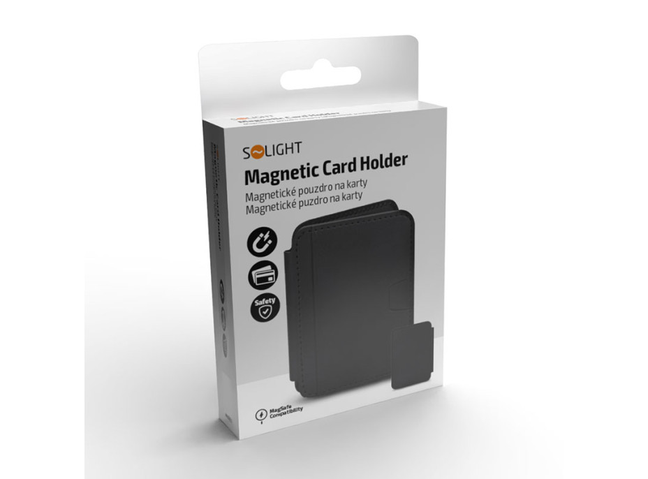 Solight magnetické puzdro na karty, MagSafe kompatibilný