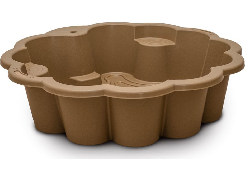 DOLONI Pieskovisko Kvetina EKO hnedá