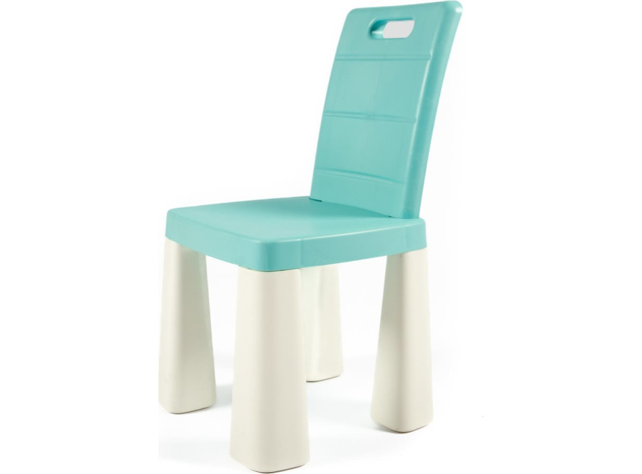 DOLONI Plastový stolík so stoličkami modro-biely