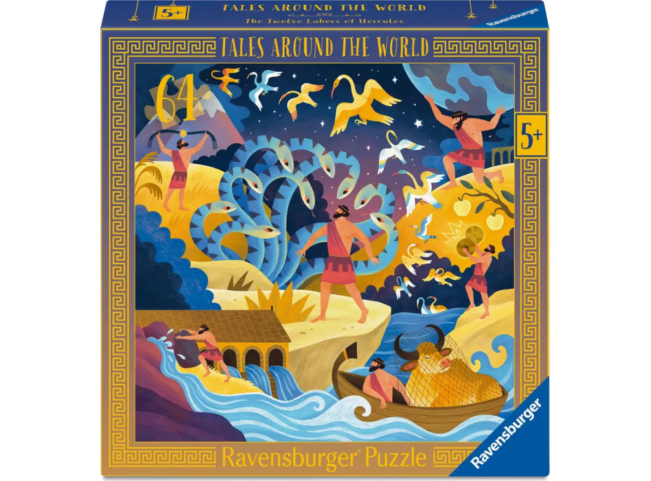 RAVENSBURGER Puzzle 12 Heraklových úloh 64 dielikov