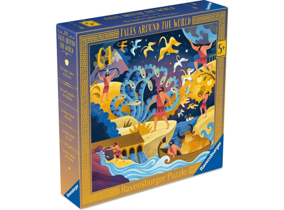 RAVENSBURGER Puzzle 12 Heraklových úloh 64 dielikov