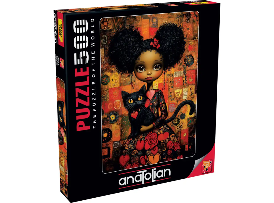 ANATOLIAN Puzzle Čierna mačka 500 dielikov