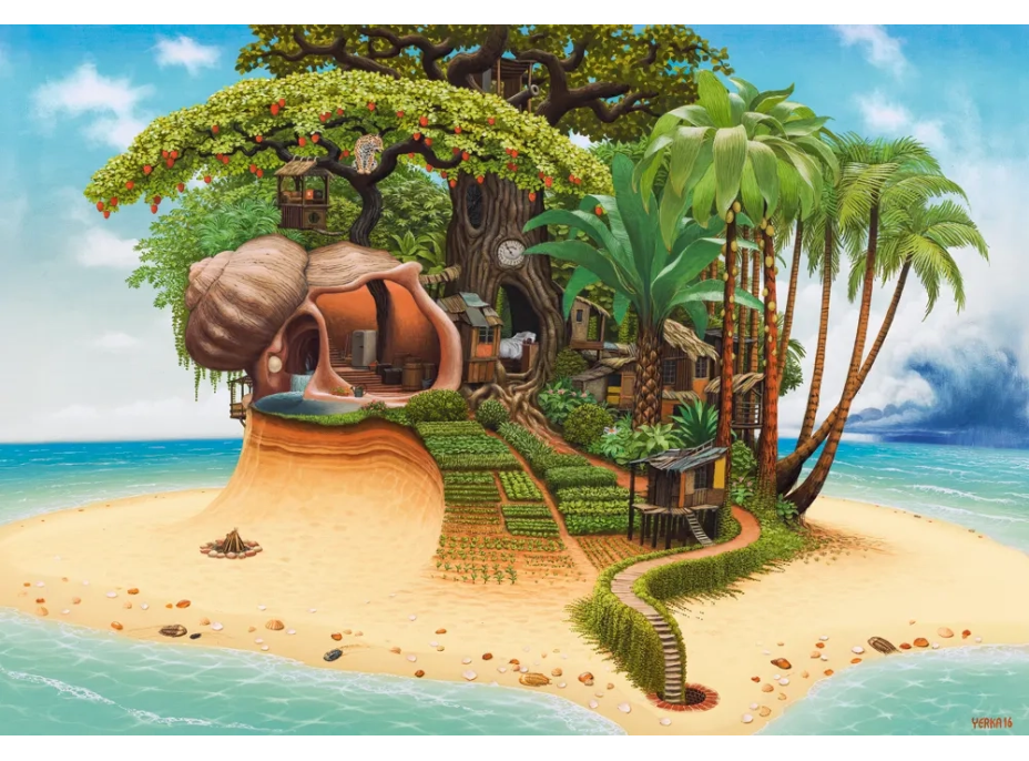 CASTORLAND Puzzle Art Collection: Letné Madeira 1000 dielikov