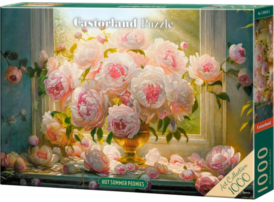 CASTORLAND Puzzle Art Collection: Letné pivonky 1000 dielikov