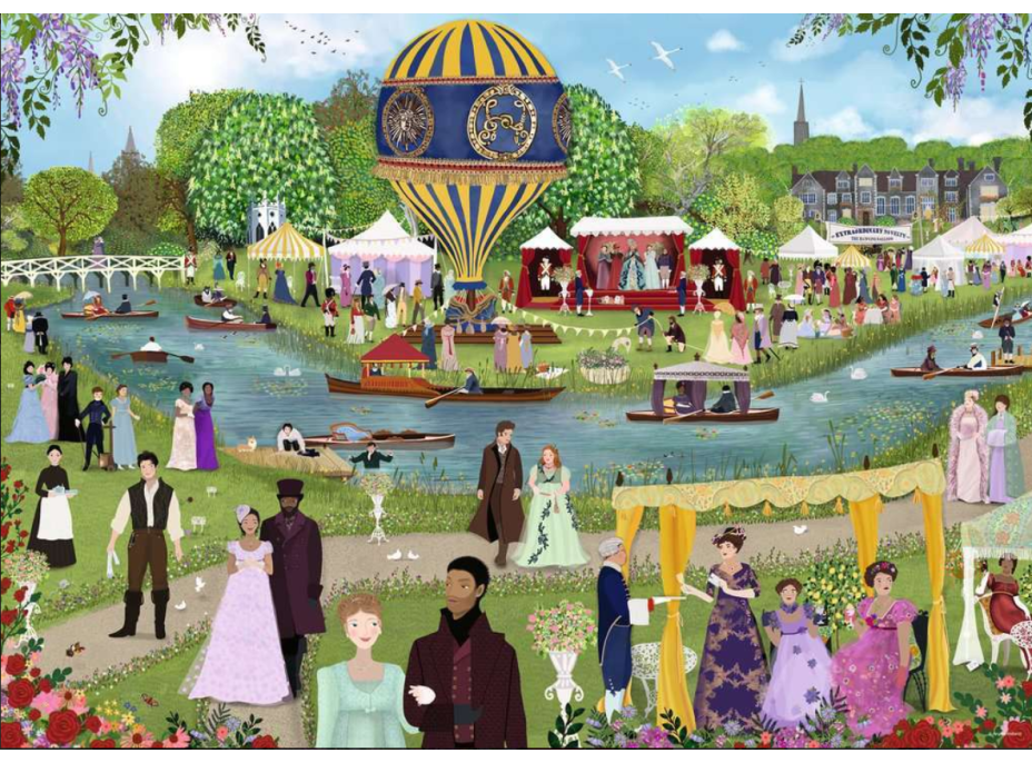 RAVENSBURGER Puzzle Bridgertonovi 1000 dielikov