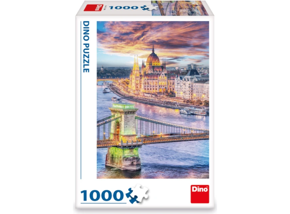 DINO Puzzle Reťazový most, Budapešť 1000 dielikov