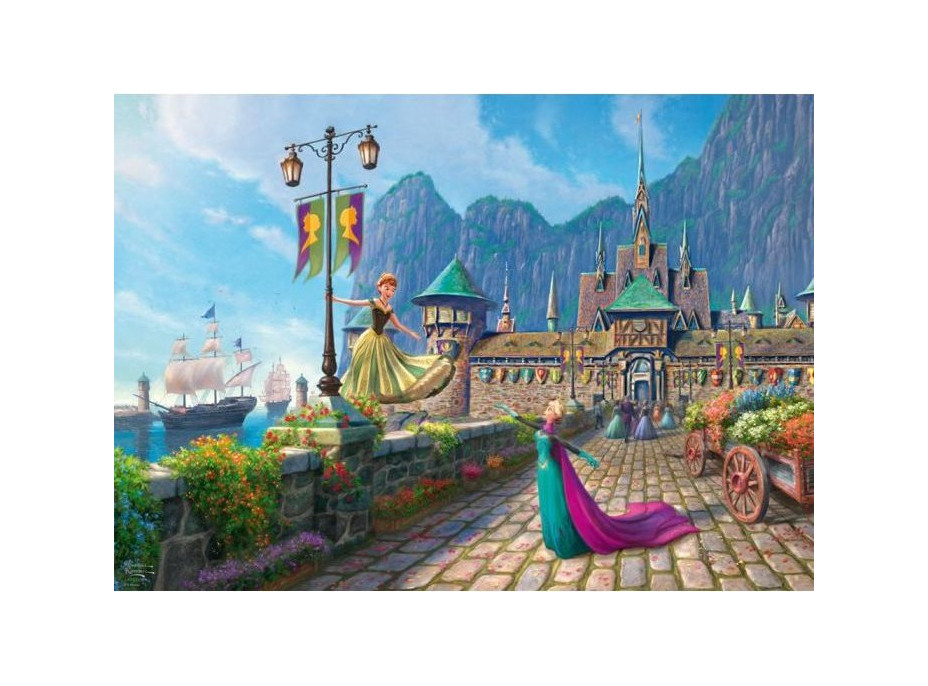 SCHMIDT Puzzle Disney Frozen: Oslava v Arendelle 1000 dielikov