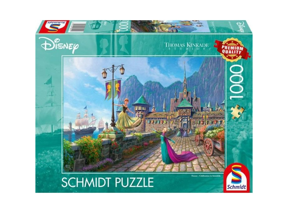 SCHMIDT Puzzle Disney Frozen: Oslava v Arendelle 1000 dielikov