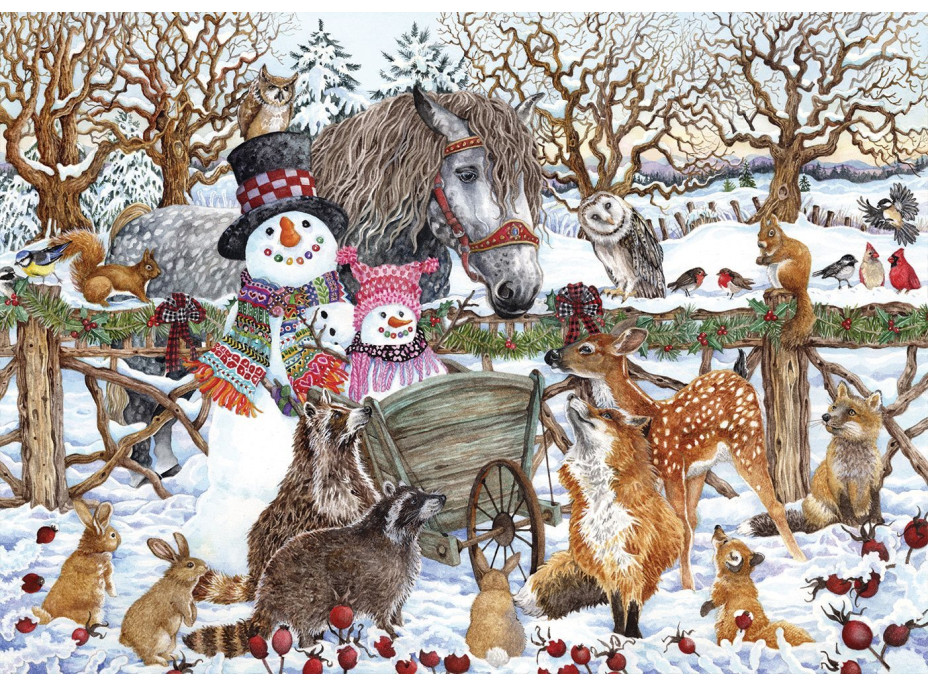 ALIPSON Puzzle Dva snehuliaci 500 dielikov