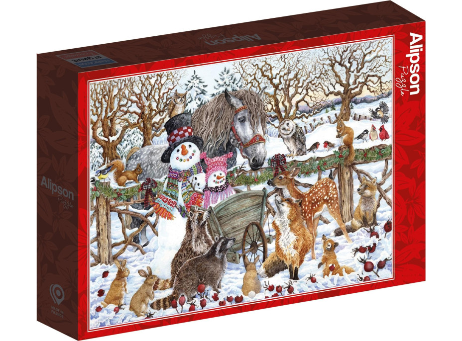 ALIPSON Puzzle Dva snehuliaci 500 dielikov