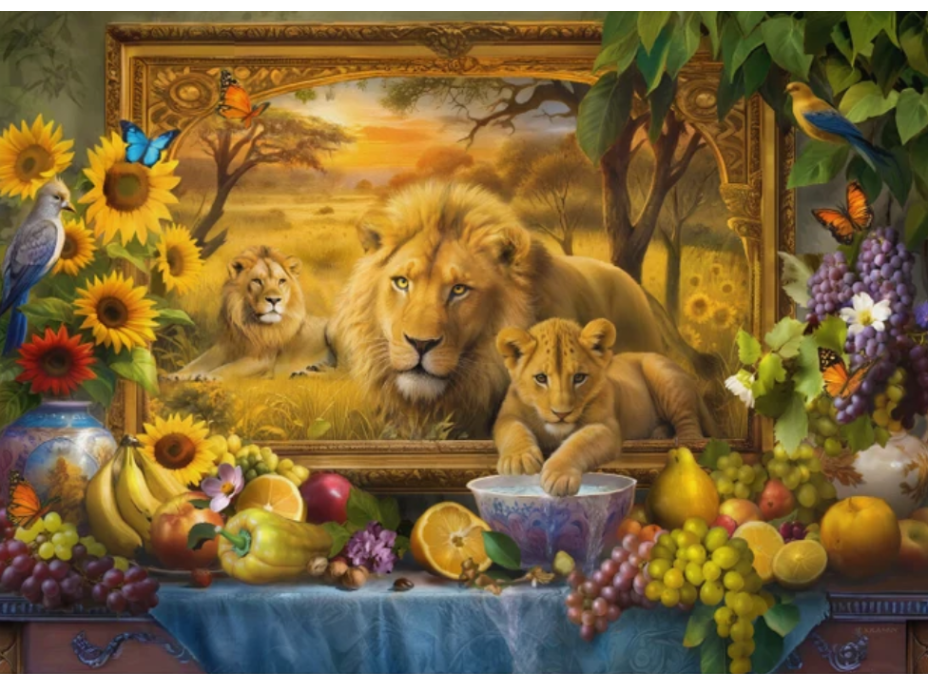 DINO Puzzle Z obrazu: Levy 1000 dielikov