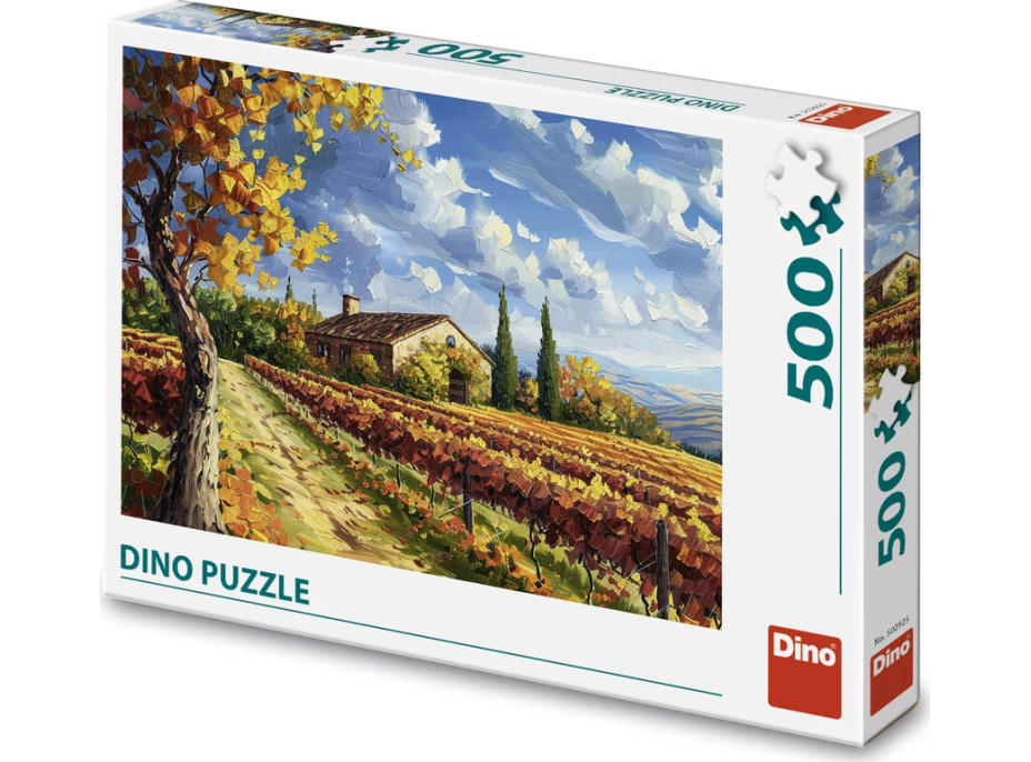 DINO Puzzle Maľovaná vinica 500 dielikov
