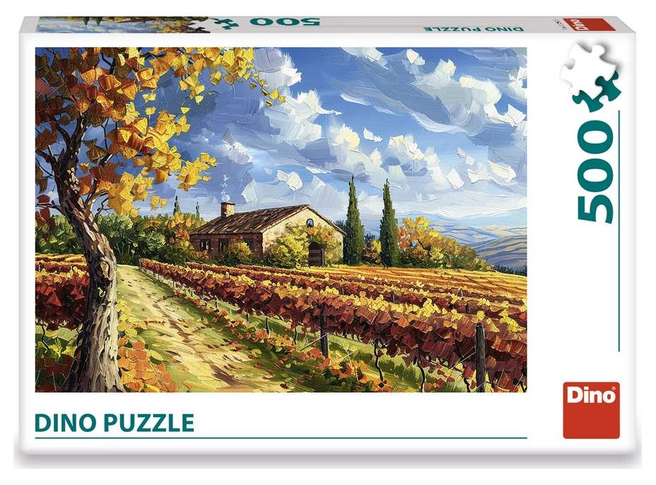 DINO Puzzle Maľovaná vinica 500 dielikov