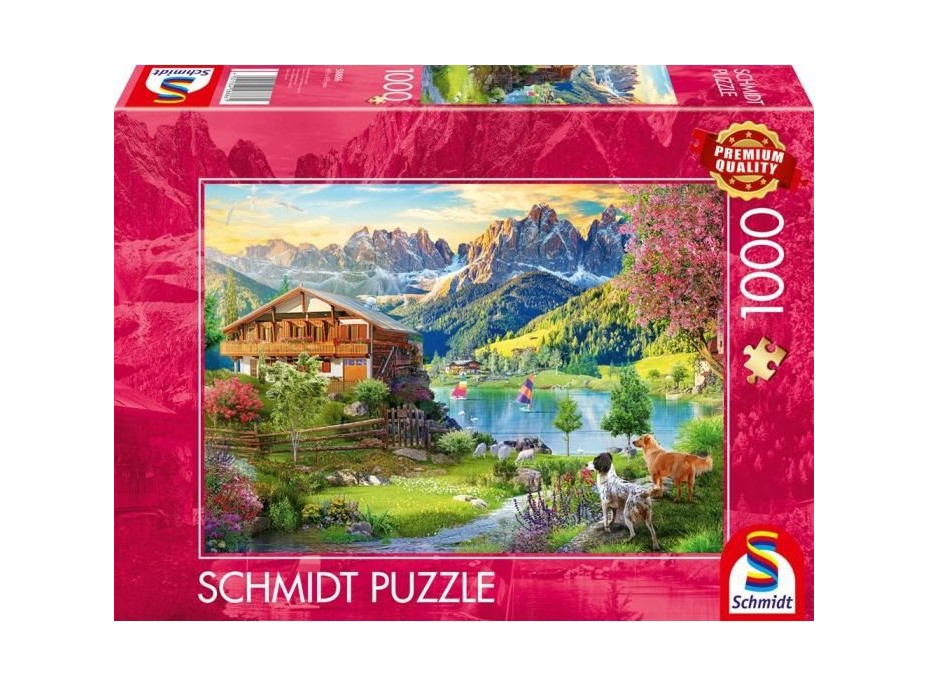 SCHMIDT Puzzle Odpočinok v Dolomitoch 1000 dielikov