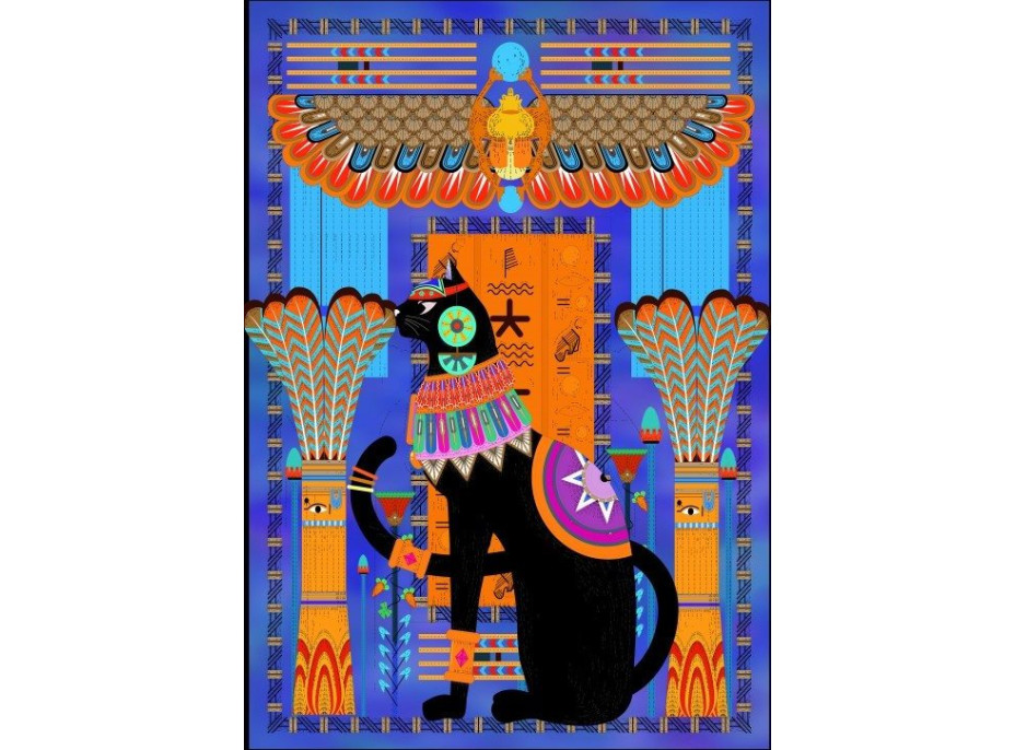 GRAFIKA Puzzle Egyptská mačka 1000 dielikov
