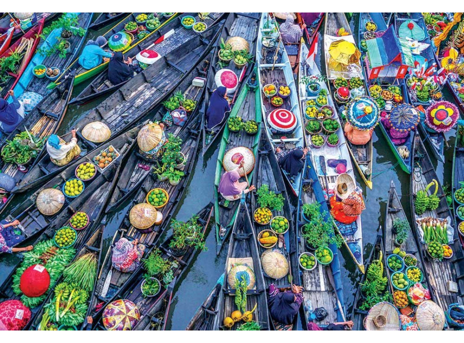 MAGNOLIA Puzzle Plávajúce trhovisko 1000 dielikov