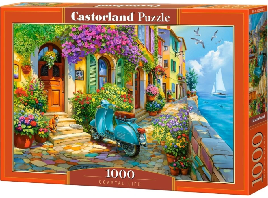 CASTORLAND Puzzle Pobrežný život 1000 dielikov