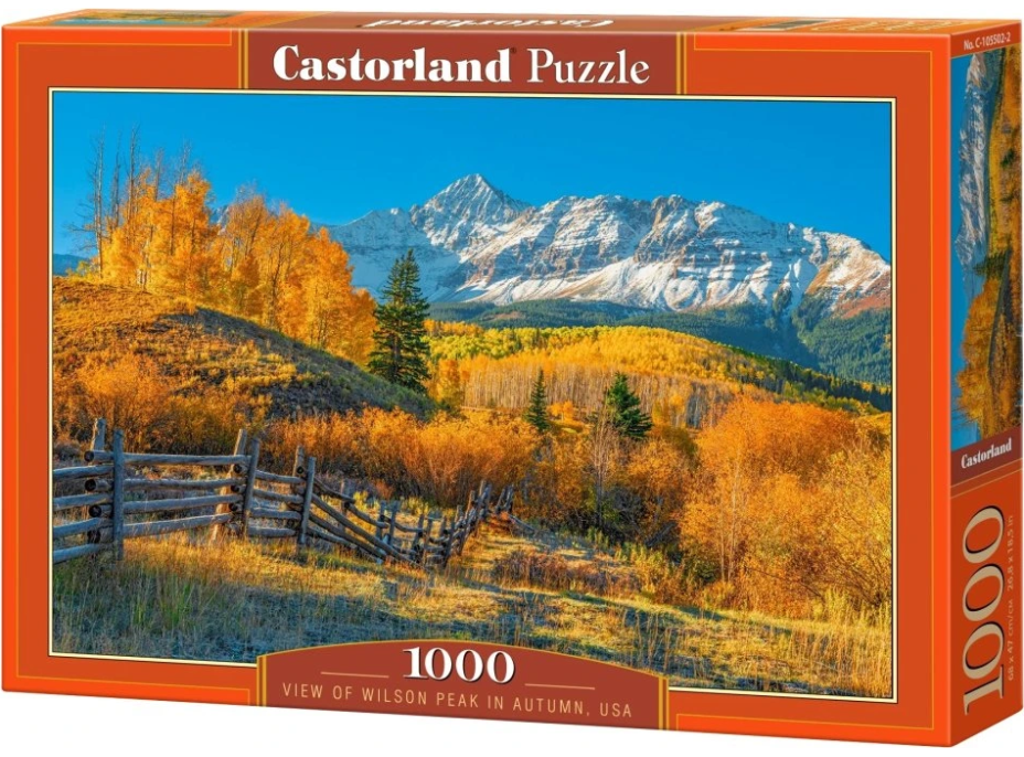 CASTORLAND Puzzle Jesenný pohľad na Wilson Peak 1000 dielikov
