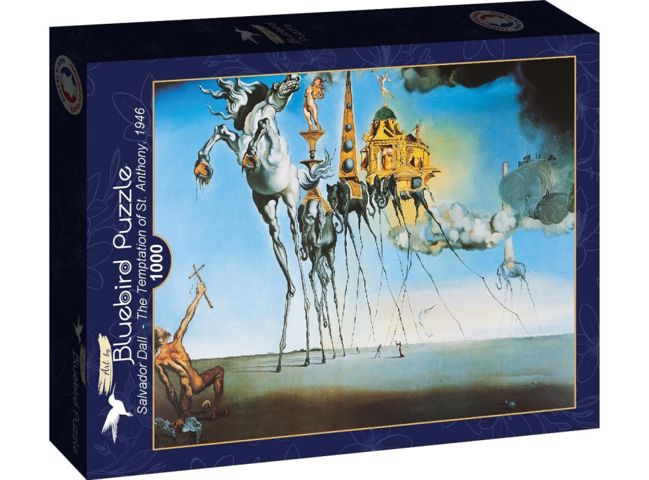 BLUEBIRD Puzzle Salvador Dalí - Pokušenie sv. Antonína 1000 dielikov