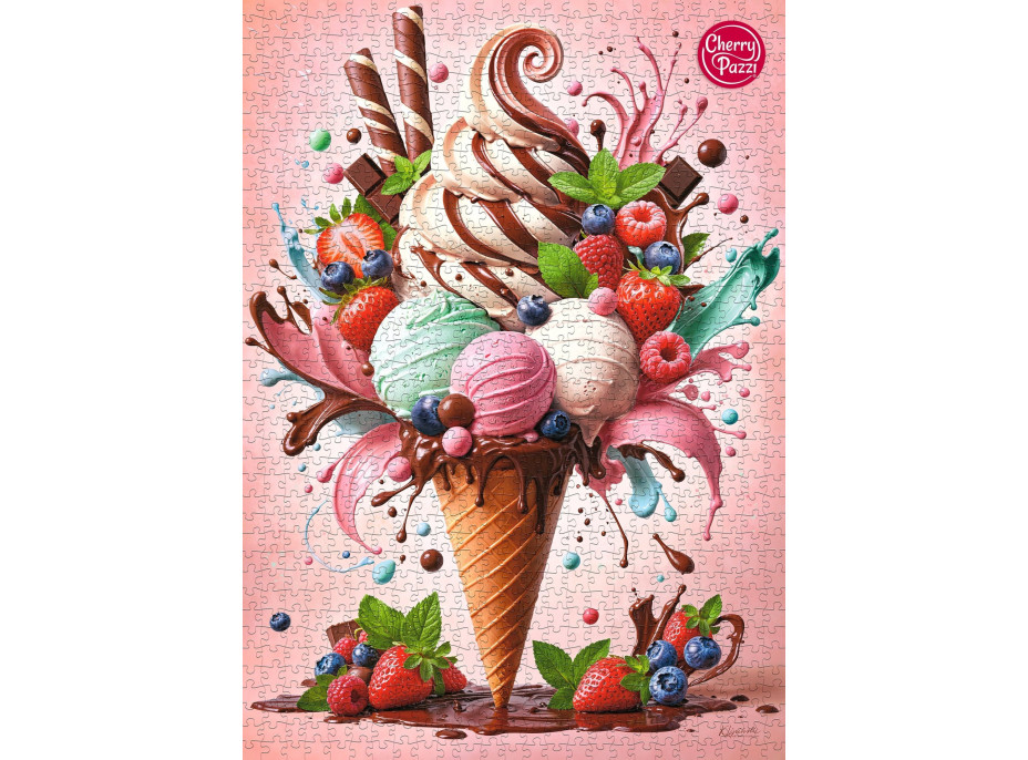 CHERRY PAZZI Puzzle Sladká blaženosť 1000 dielikov
