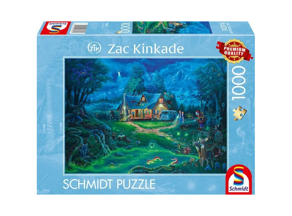 SCHMIDT Puzzle Strašidelný dom 1000 dielikov