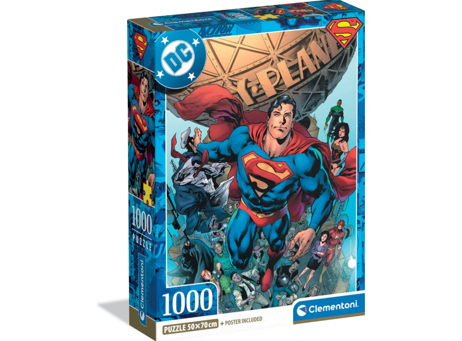 CLEMENTONI Puzzle Superman 1000 dielikov