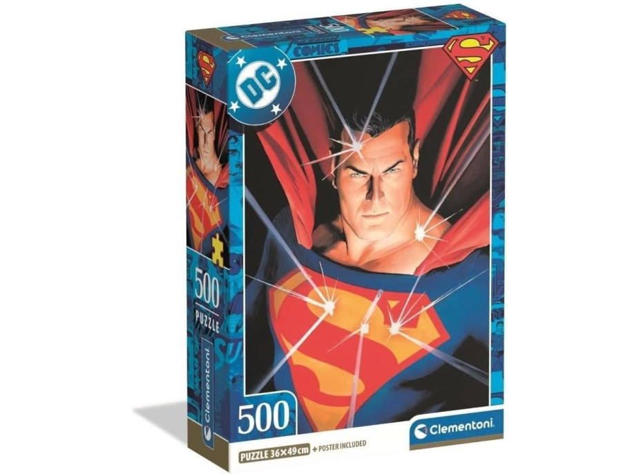 CLEMENTONI Puzzle Superman 500 dielikov