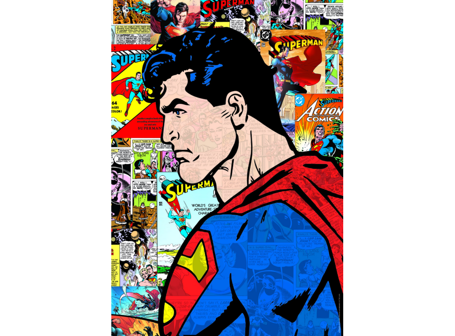 CLEMENTONI Puzzle Superman: Hrdina 1000 dielikov