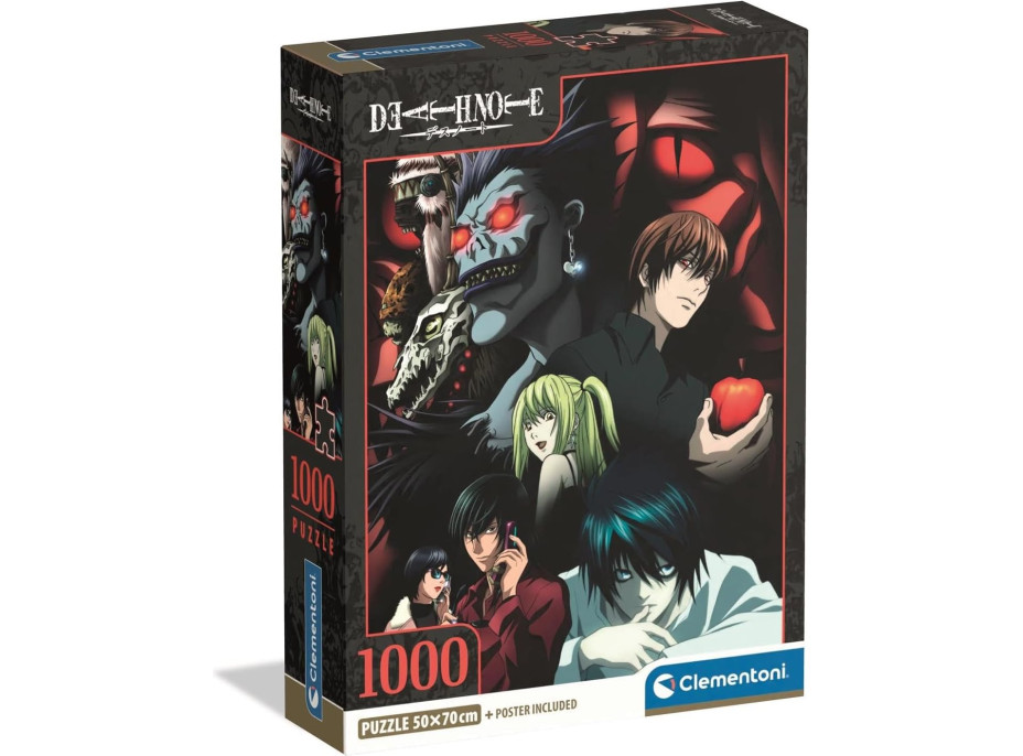 CLEMENTONI Puzzle Zápisník smrti 1000 dielikov