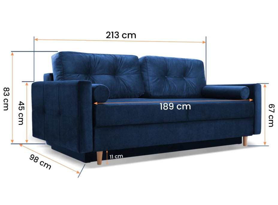 Rozkladacia pohovka SALERNO (7 variant)