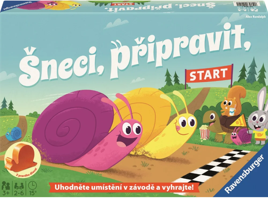 RAVENSBURGER Slimáky, pripraviť, ŠTART!