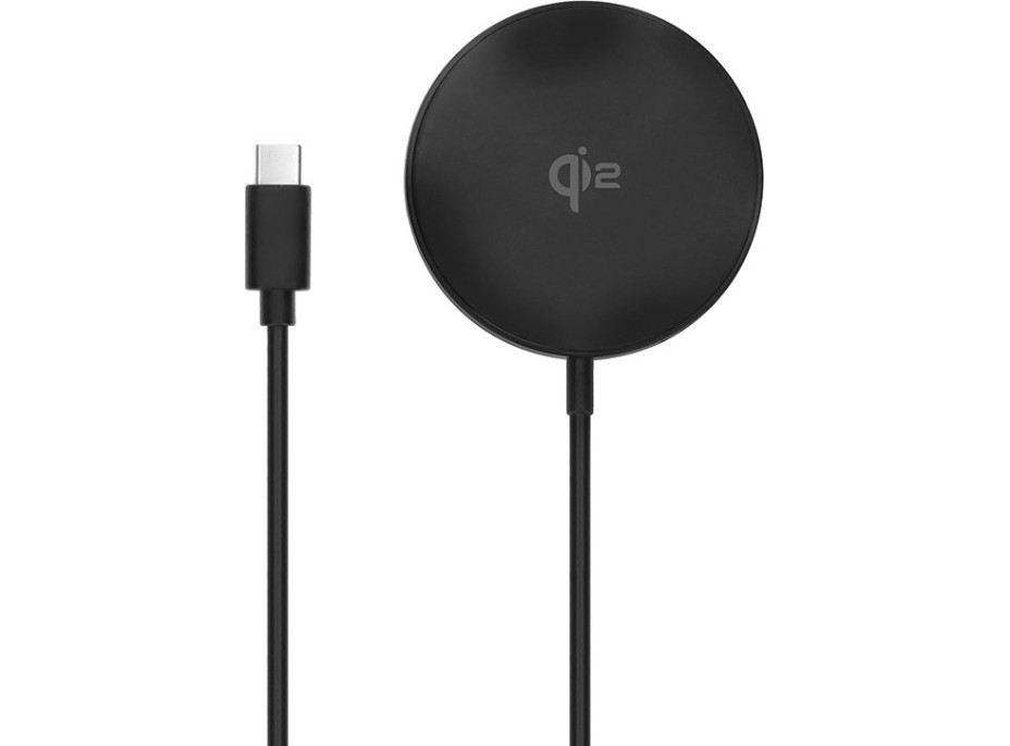 Solight bezdrôtová nabíjačka, Qi2, MagSafe kompatibilný