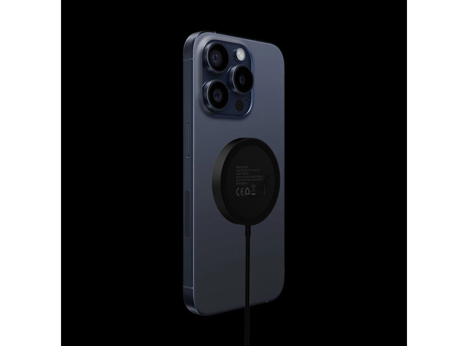 Solight bezdrôtová nabíjačka, Qi2, MagSafe kompatibilný