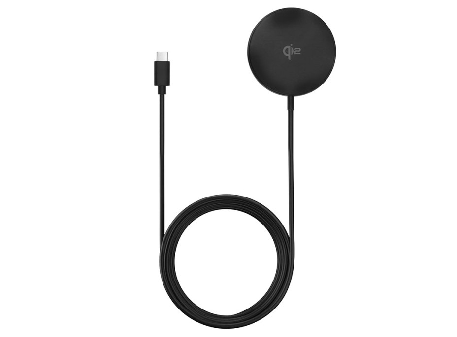 Solight bezdrôtová nabíjačka, Qi2, MagSafe kompatibilný