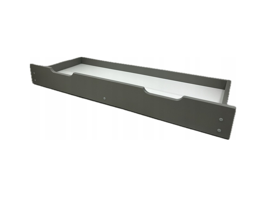 Detská posteľ z masívu borovice FRANK - 200x90 cm - šedá