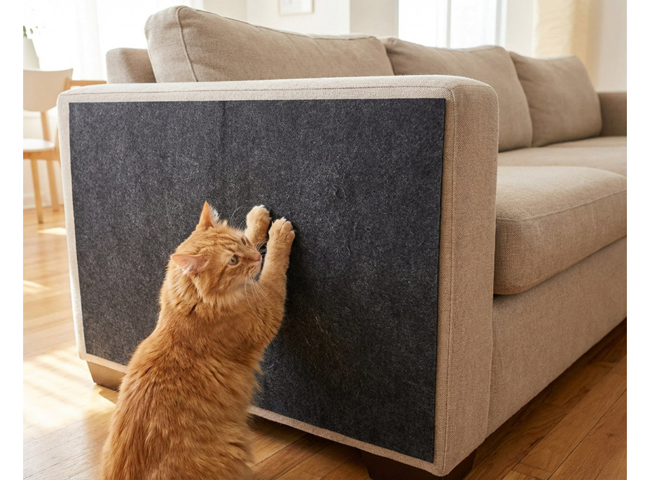 Samolepiace škrabadlo pre mačky KITTY 100x40 cm