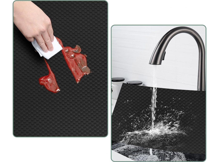 Protišmyková podložka do zásuvky HALVE 48 x 500 cm - čierna