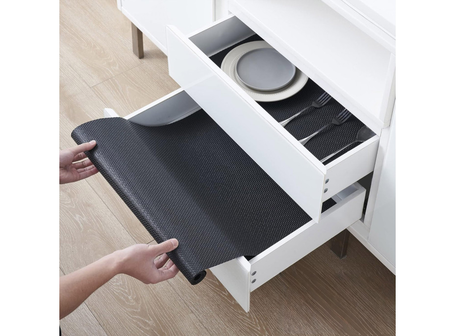 Protišmyková podložka do zásuvky HALVE 48 x 500 cm - čierna