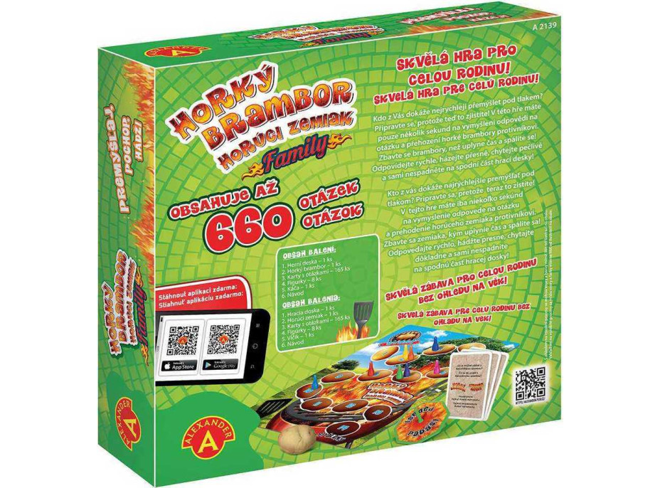 Alexander Zábavná hra horúci zemiakov